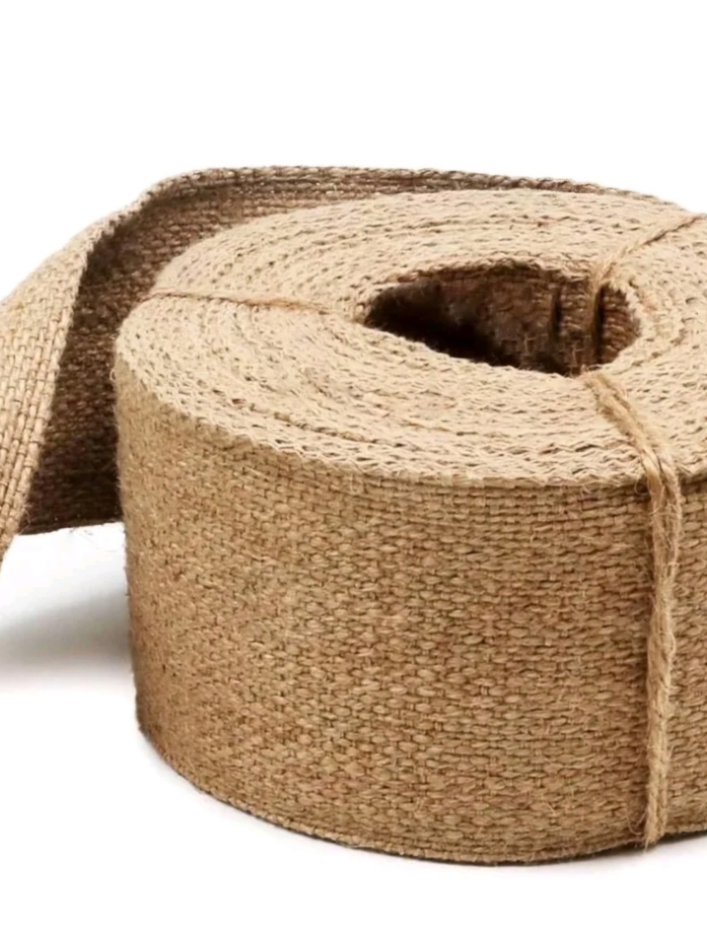 Natural Jute Ribbon Roll - Neutral Tan Home Accent. 29. 5 FT. NWT.
